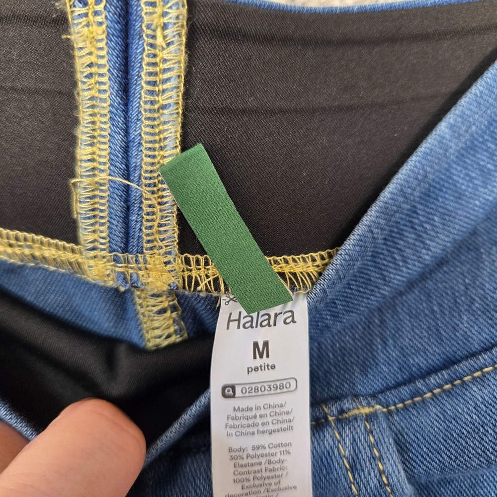 HALARA Flex Wide Leg Jeans Women's Medium Petite (29x28) NEW - Picture 5 of 11